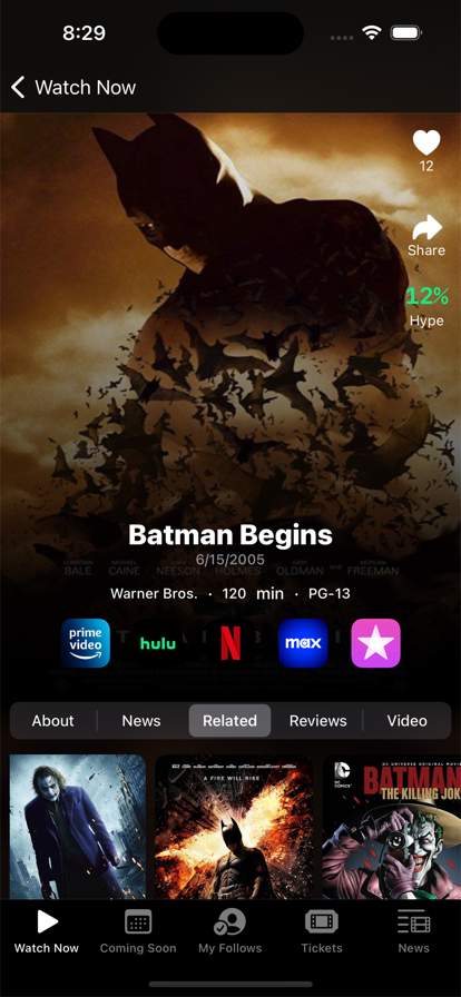 Movies Now! Watch At Home Apps