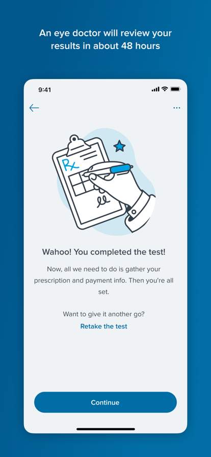 Virtual Vision Test