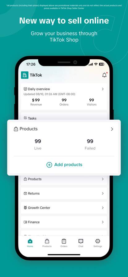 TikTok Shop Seller Center