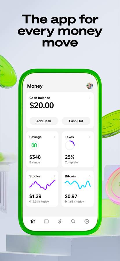 Cash App: Pay, Invest & Save