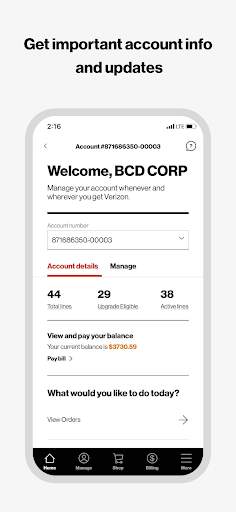 My Verizon For Business